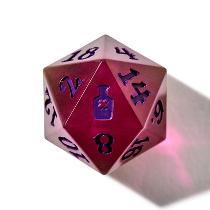 [Grade A] Crooked Moon Swamp Hex Resin Dice Set