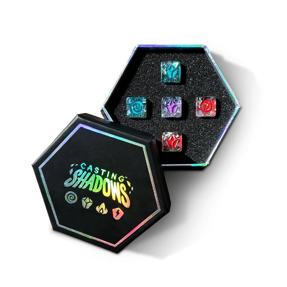 [Grade A] Casting Shadows Sparkle Core Resource Dice Set