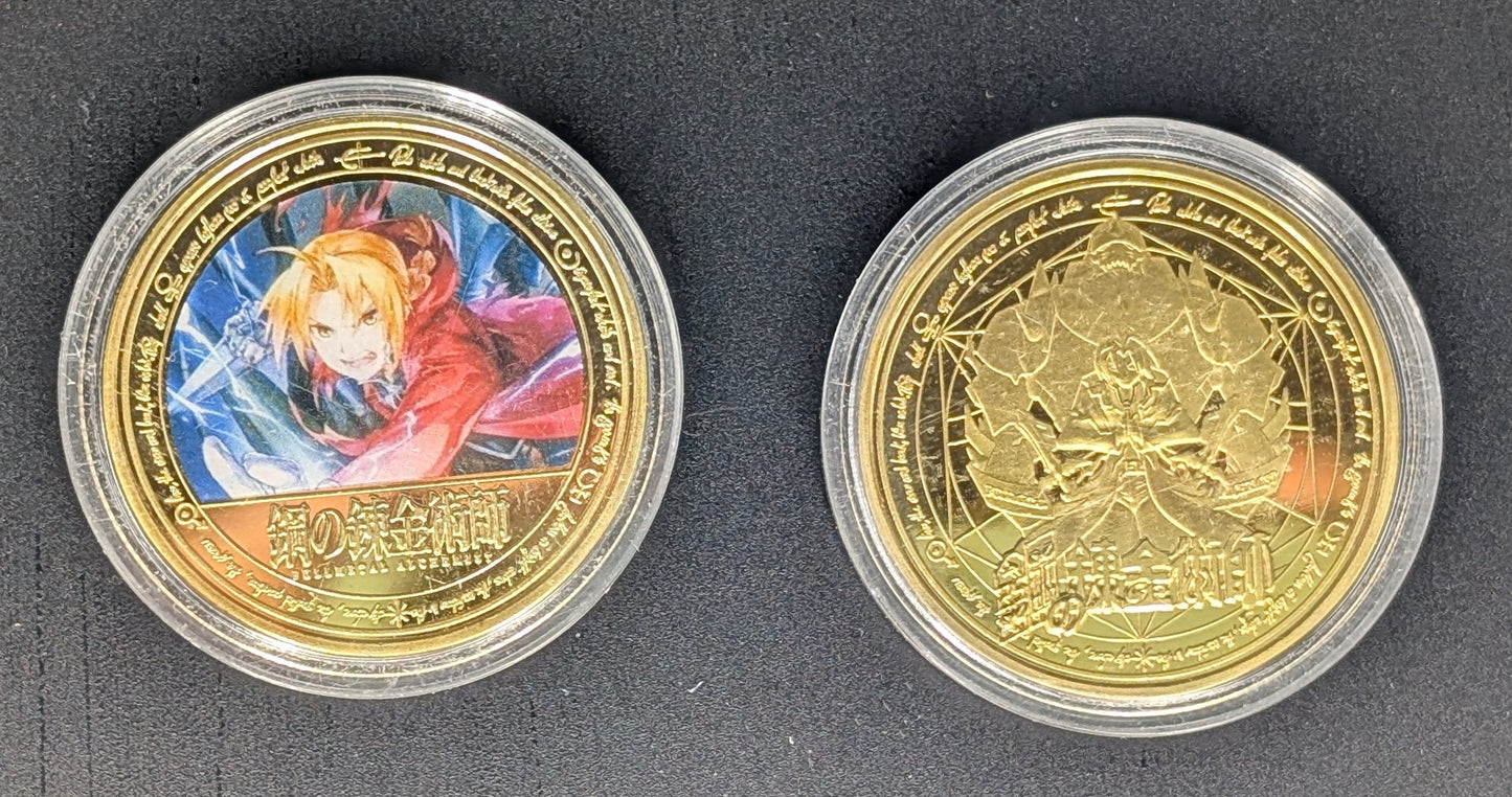 Full Metal Alchemist Collectible Golden Coin
