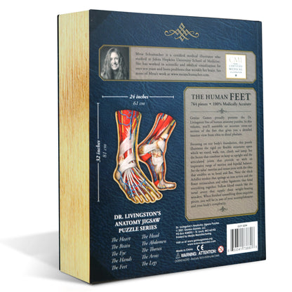 [Grade A] Dr. Livingston's Anatomy Jigsaw Puzzle: The Human Feet