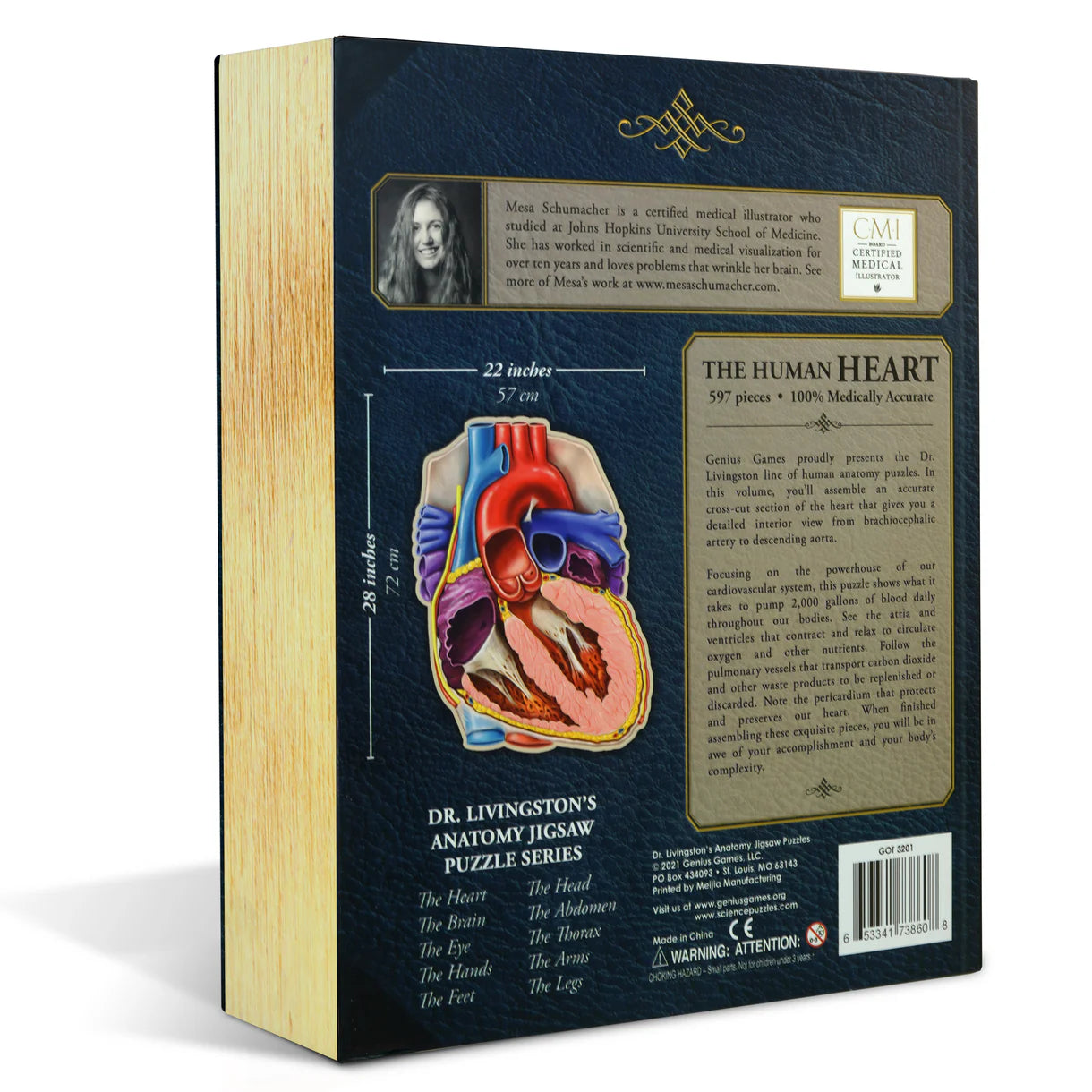 [Grade A] Dr. Livingston's Anatomy Jigsaw Puzzle: The Human Heart