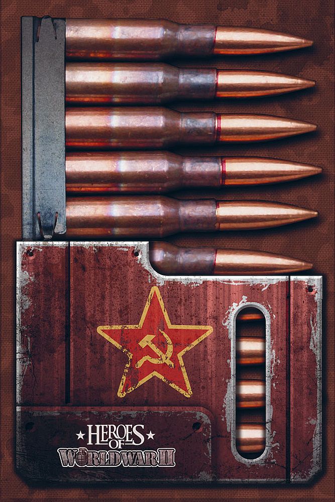 [Grade A] Heroes of WWII A Pig Back from Russian Deck Box and Sleeves
