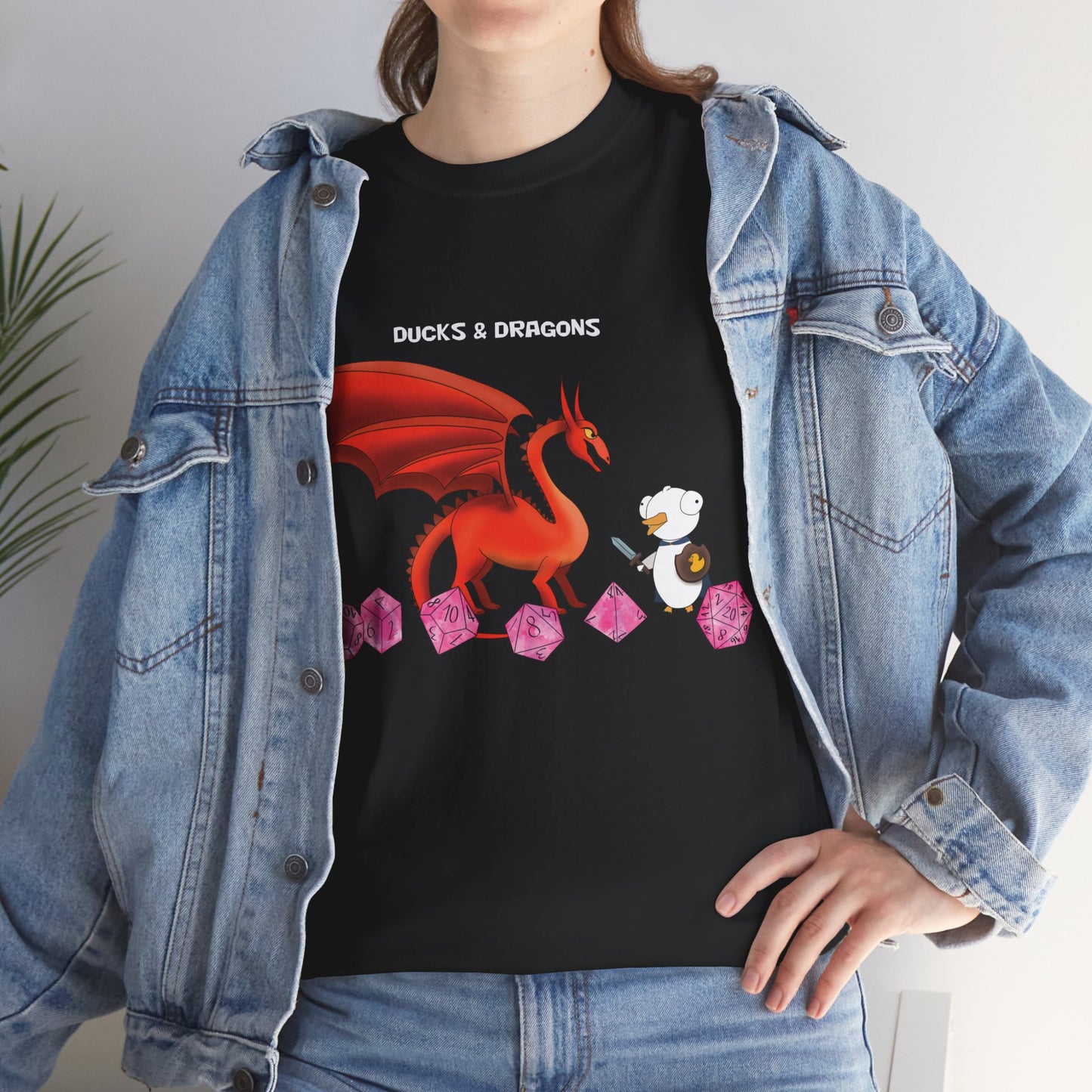 D&D Ducks And Dragons | Dippy Duck T shirt | Cute and Funny Unisex T shirt | Dungeon Master Shirt | DnD Clothing