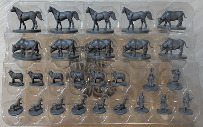 Time of Legends Joan of Arc Village 2. Miniatures Only!