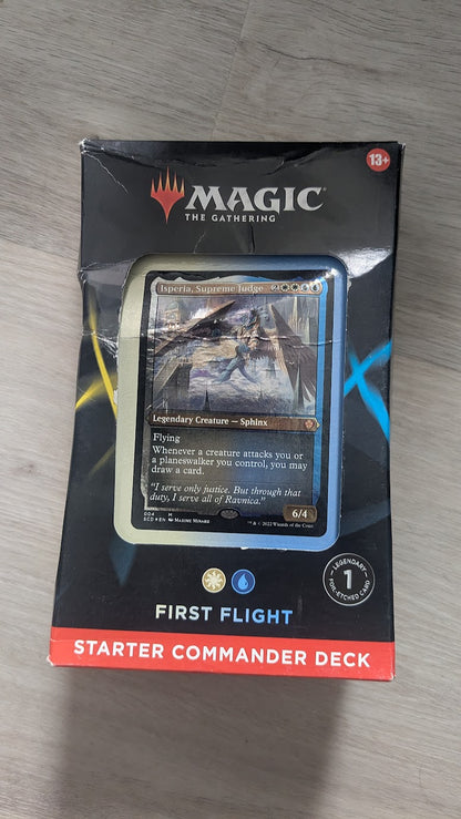 Magic the Gathering Starter Commander 2022 Commander Deck WHITE/BLUE First Flight (SD1)