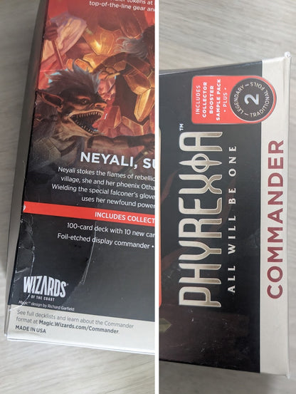 Magic the Gathering Phyrexia All Will Be One Commander Decks Rebellion Rising