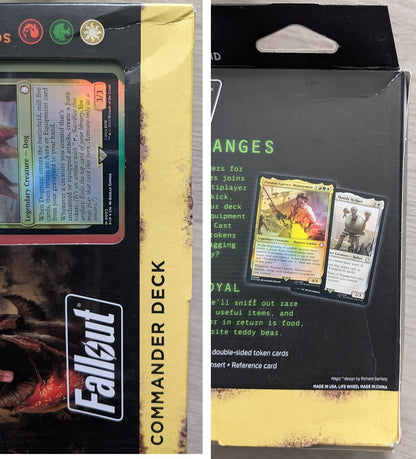 Magic the Gathering Fallout Commander Decks Scrappy Survivors RED/GREEN/WHITE (SD2)