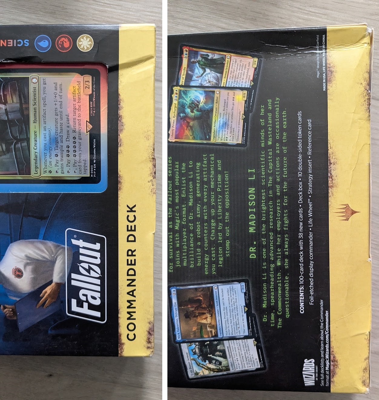 Magic the Gathering Fallout Commander Decks Science! BLUE/WHITE/RED (SD3)