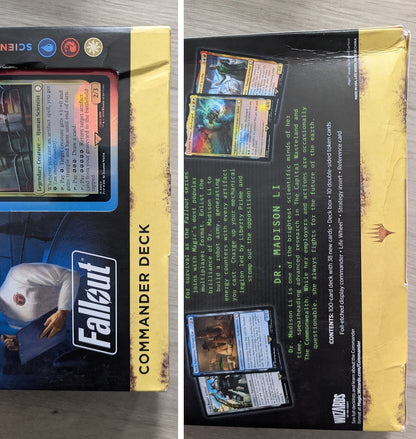 Magic the Gathering Fallout Commander Decks Science! BLUE/WHITE/RED (SD3)