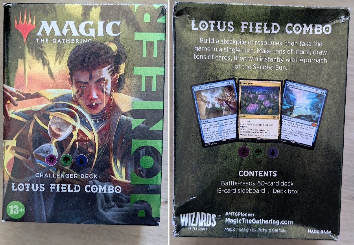Magic the Gathering Pioneer Challenger Decks 2021 Lotus Field Combo