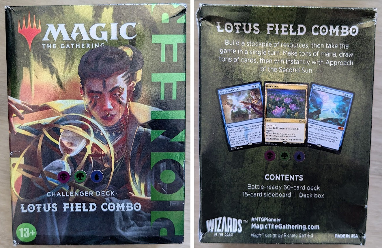 Magic the Gathering Pioneer Challenger Decks 2021 Lotus Field Combo