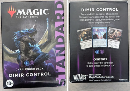 Magic the Gathering Challenger Decks 2022 BLUE/BLACK Dimir Control