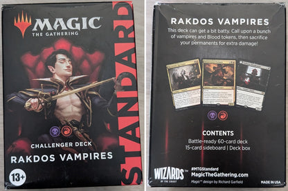 Magic the Gathering Challenger Decks 2022 BLACK/RED Rakdos Vampires