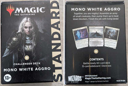 Magic the Gathering Challenger Decks 2022 WHITE Mono White Aggro