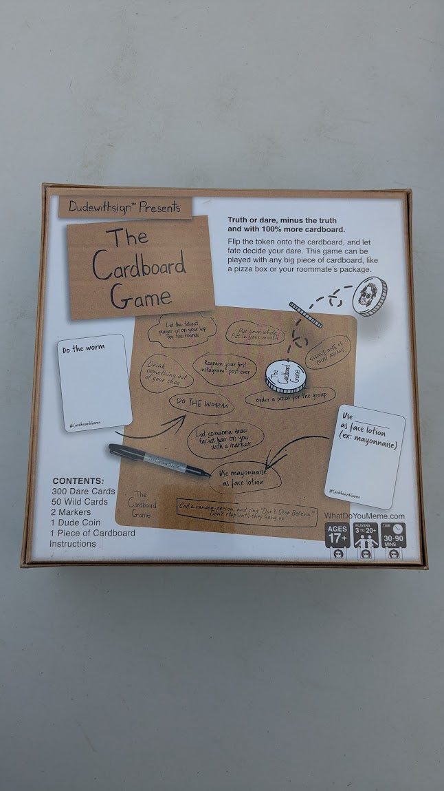Dudewithsign Presents: The Cardboard Game