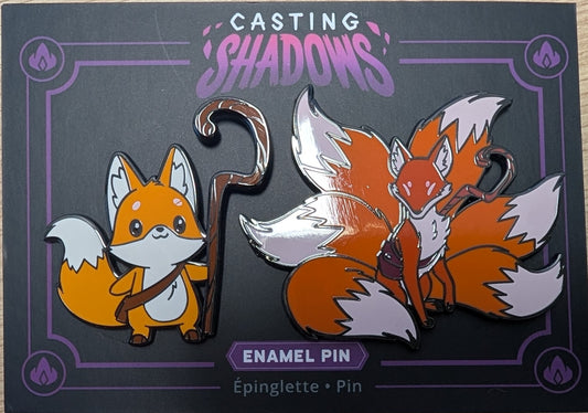 [Grade A] Casting Shadows Kit Gale & Kit the Turbulent Enamel Pin