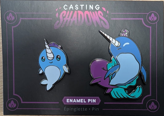 [Grade A] Casting Shadows Tusk Swiftwave & Tusk the Tidemaster Enamel Pin