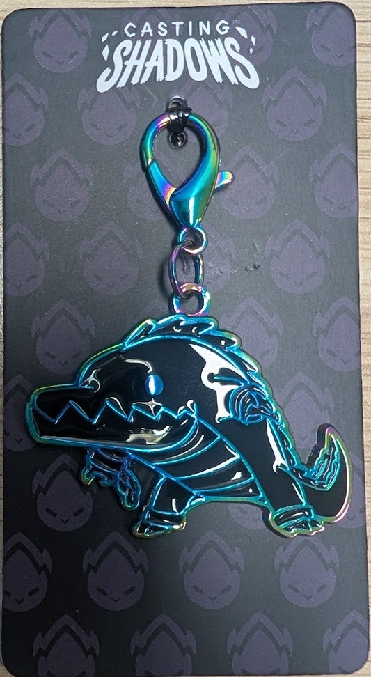 [Grade A] Casting Shadows Swamp Monster Enamel Keychain