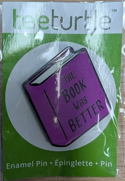 [Grade A] Tee Turtle The Book Was Better Enamel Pin