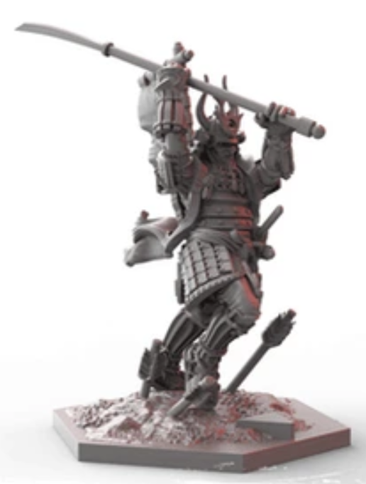 [Grade A] Senjutsu - 54mm Printed Miniature Ronin