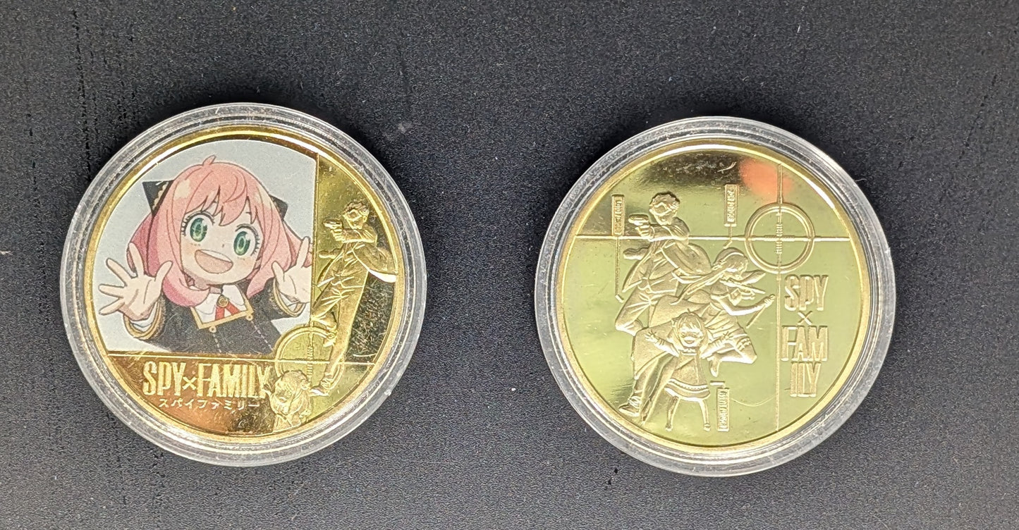 Spy Family Collectible Golden Coin