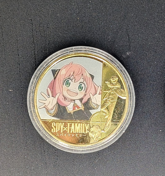 Spy Family Collectible Golden Coin