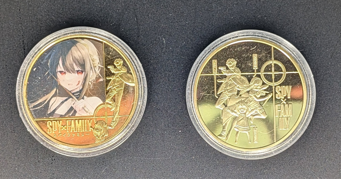 Spy Family Collectible Golden Coin