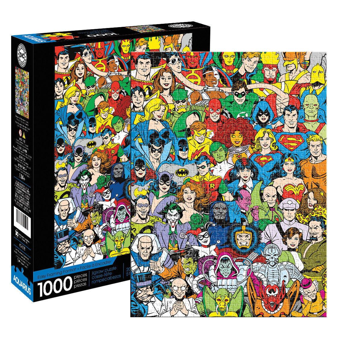 [Grade A] DC Comics Retro Cast Puzzle 1,000 pieces