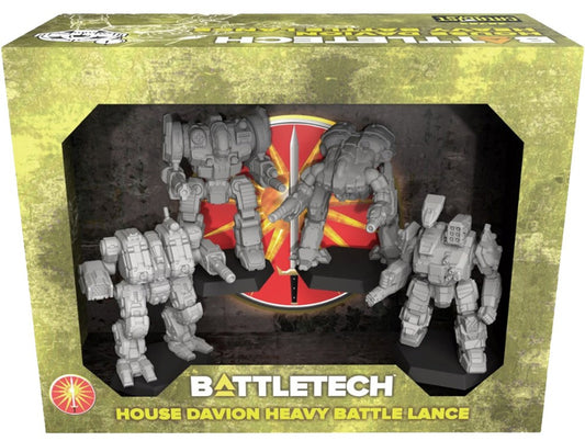 [Grade B] BattleTech House Davion Heavy Battle Lance ForcePack