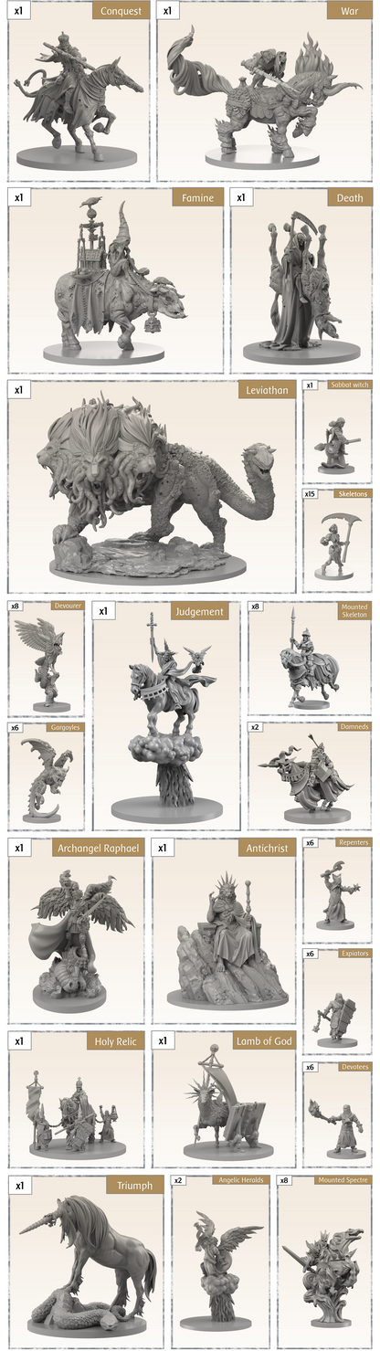 Time of Legends Joan of Arc Apocalypse. Miniatures only!