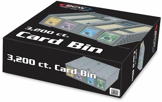 [Grade A] BCW Collectible Card Bin 3200 Gray
