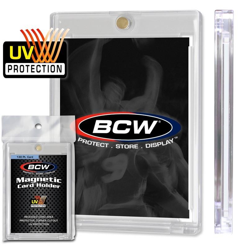 [Grade A] BCW One Touch Magnetic Card Holder 130 Pt Card Standard