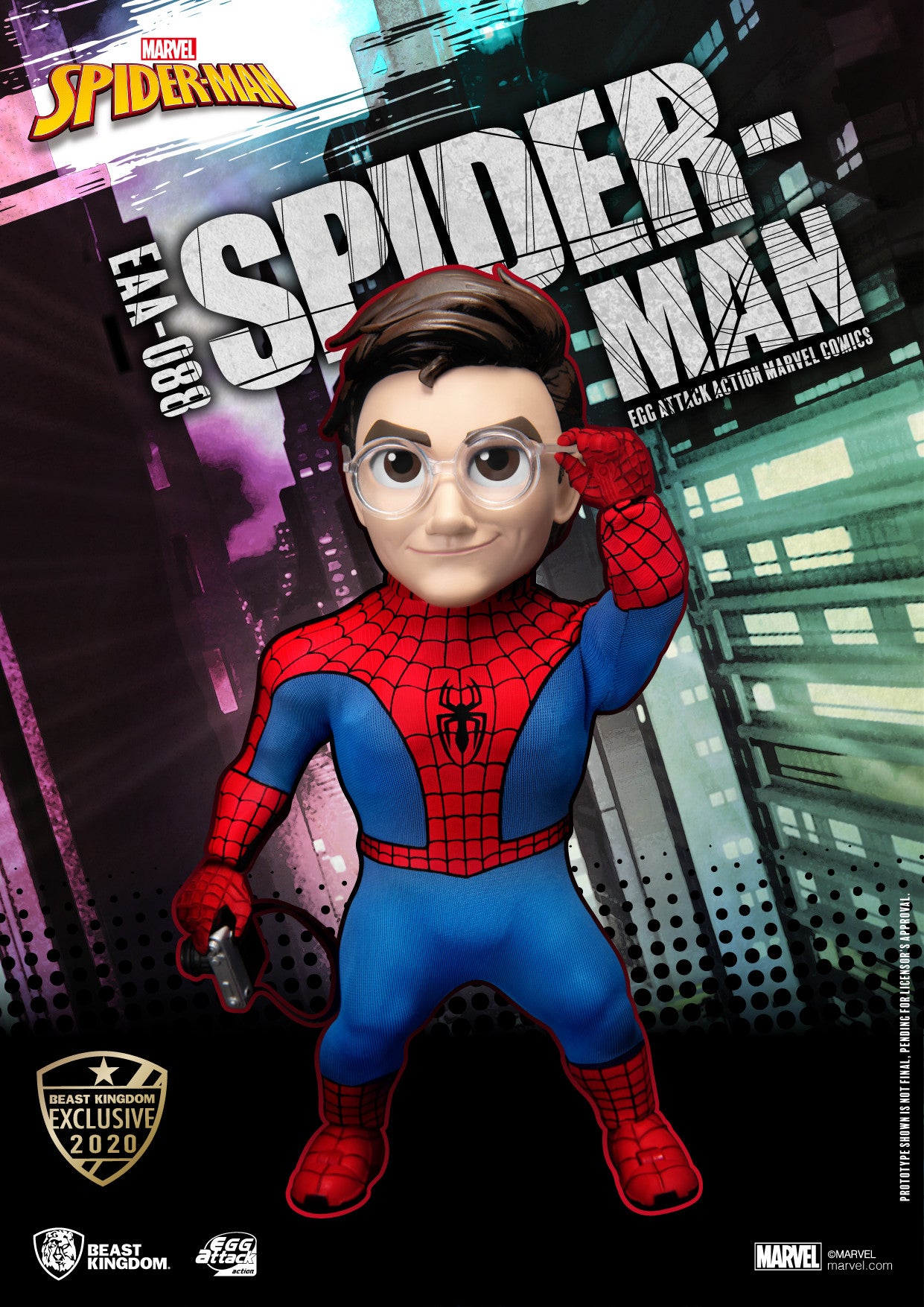 [Grade A] Beast Kingdom Egg Attack Action Marvel Comic Peter Parker Spiderman (Summer Exclusive 2020)