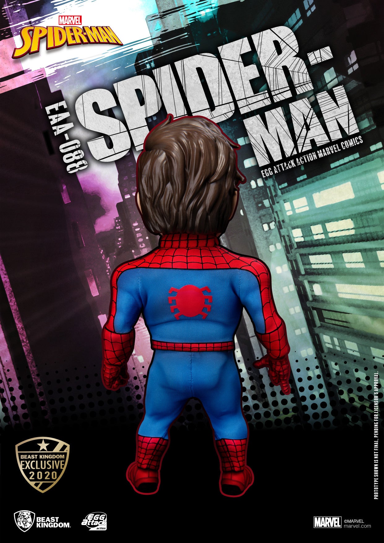 [Grade A] Beast Kingdom Egg Attack Action Marvel Comic Peter Parker Spiderman (Summer Exclusive 2020)