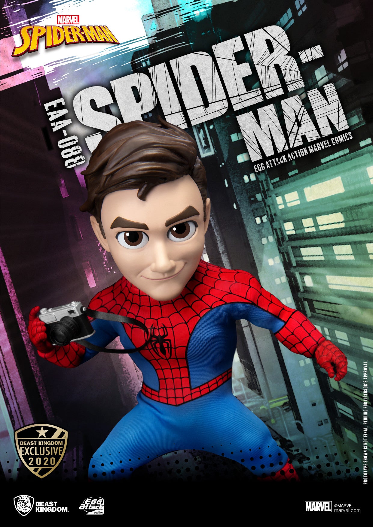 [Grade A] Beast Kingdom Egg Attack Action Marvel Comic Peter Parker Spiderman (Summer Exclusive 2020)