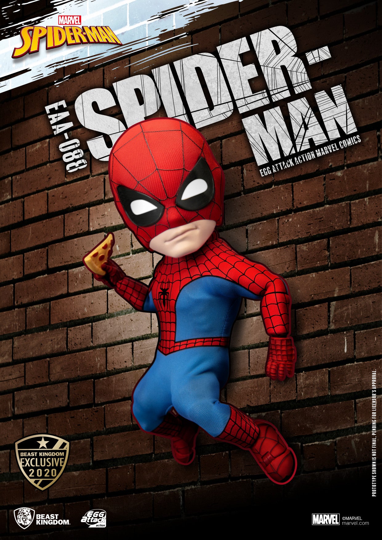 [Grade A] Beast Kingdom Egg Attack Action Marvel Comic Peter Parker Spiderman (Summer Exclusive 2020)