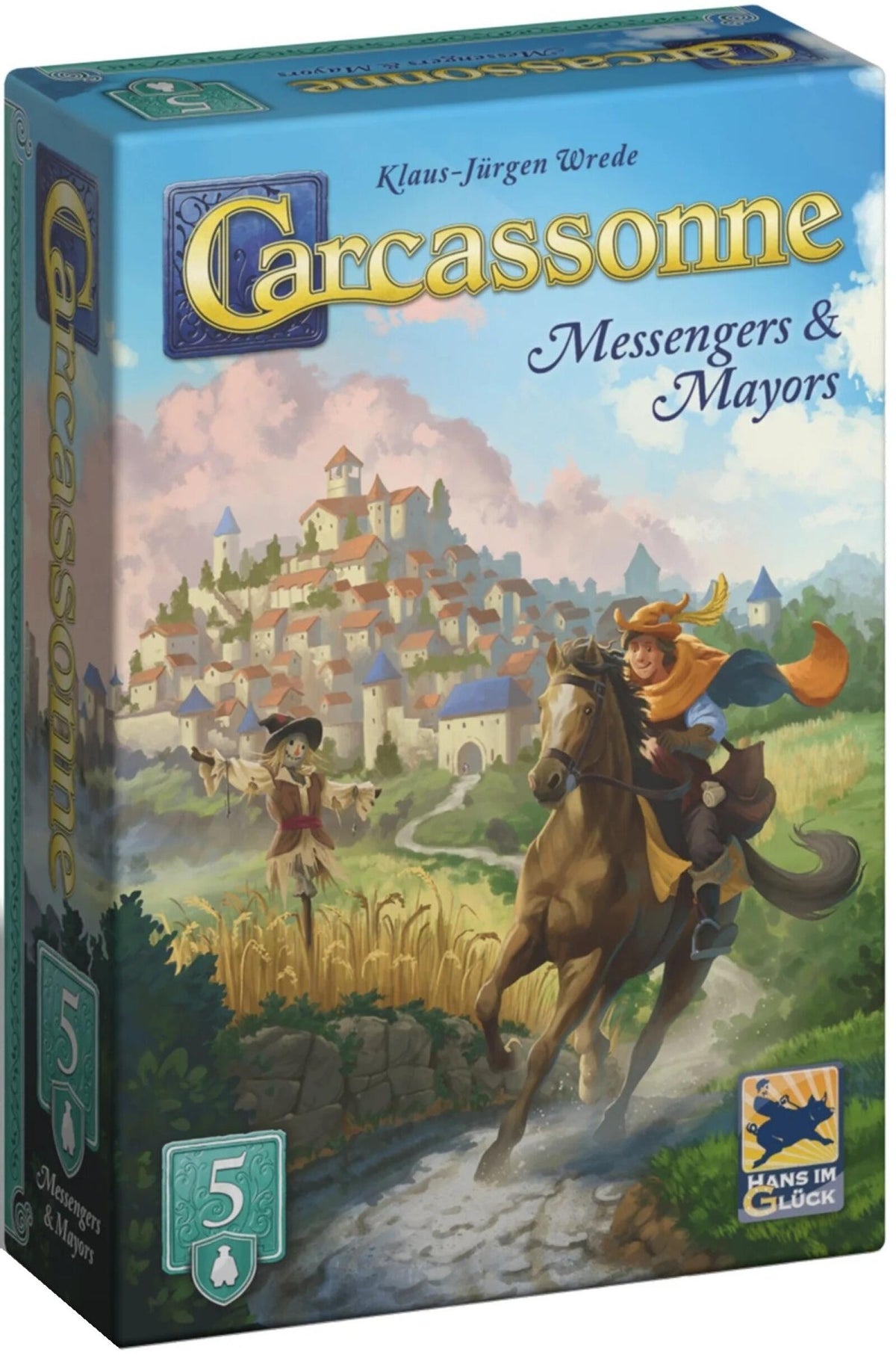 [Grade B] Carcassonne Expansion 5 - Messenger and Mayor (2025 Redesign)