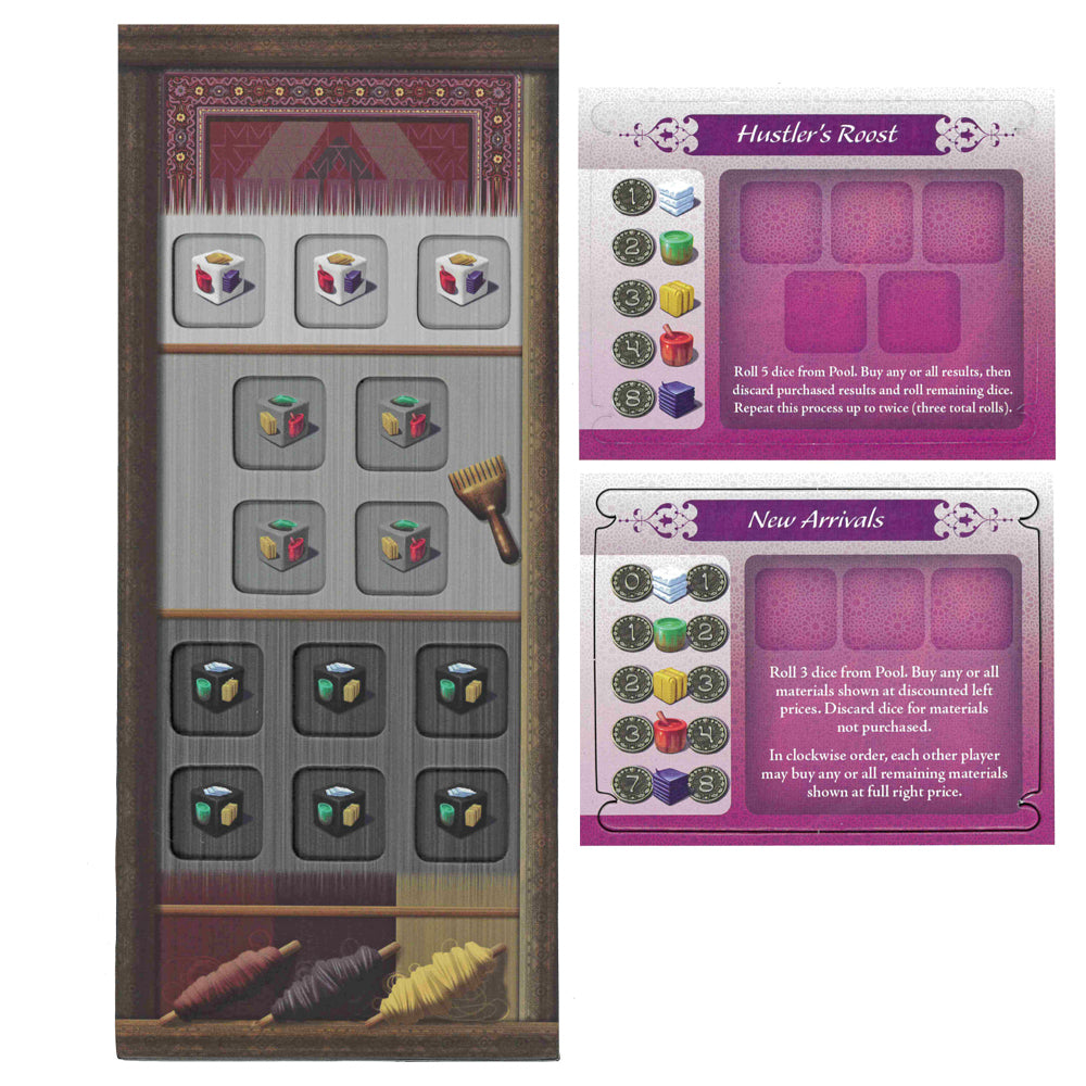 [Grade A] Tabriz Promo Punchboard (Bonus Tile & Dice Pool Board)