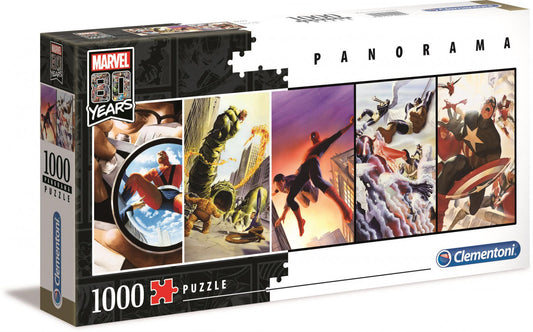 [Grade C] Marvel 80th Anniversary Panorama Puzzle 1,000 pieces