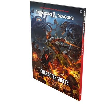 [Grade A] D&D Dungeons & Dragons Character Sheets (2024)