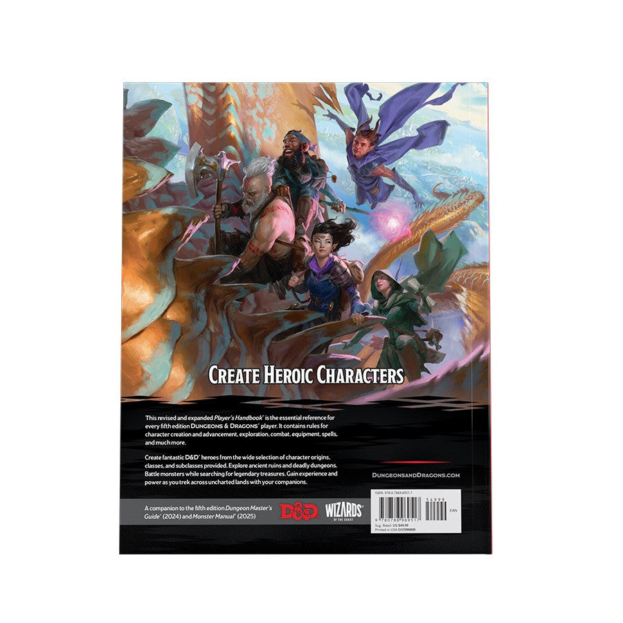 [Grade B] D&D Dungeons & Dragons Players Handbook Hardcover (2024)