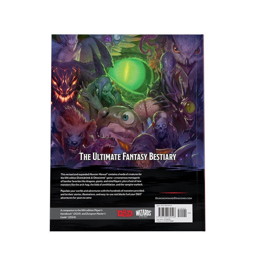 [Grade B] D&D Dungeons & Dragons Monster Manual Hardcover (2024)
