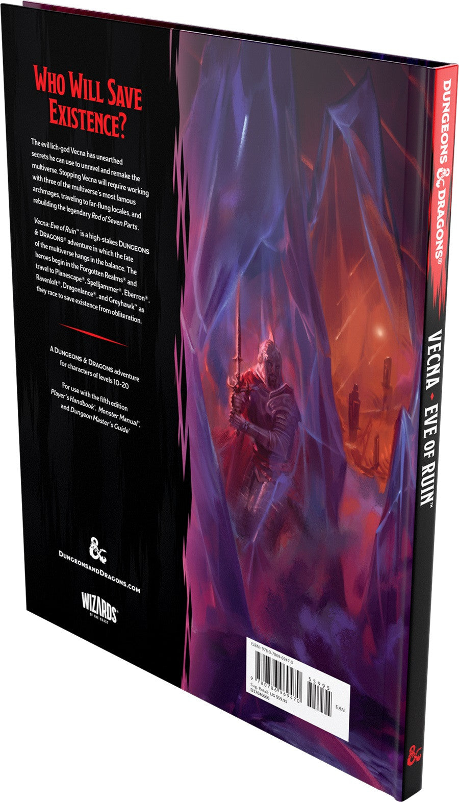 [Grade B] D&D Dungeons & Dragons Vecna Eve of Ruin Hardcover