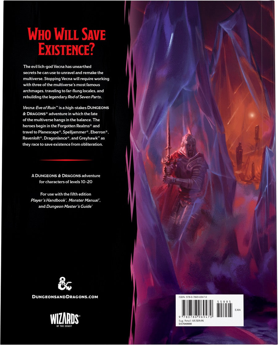 [Grade B] D&D Dungeons & Dragons Vecna Eve of Ruin Hardcover