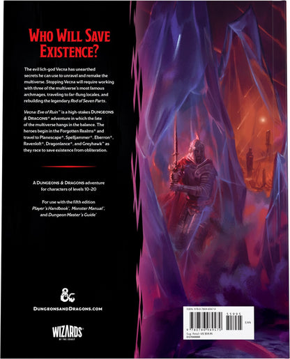 [Grade B] D&D Dungeons & Dragons Vecna Eve of Ruin Hardcover
