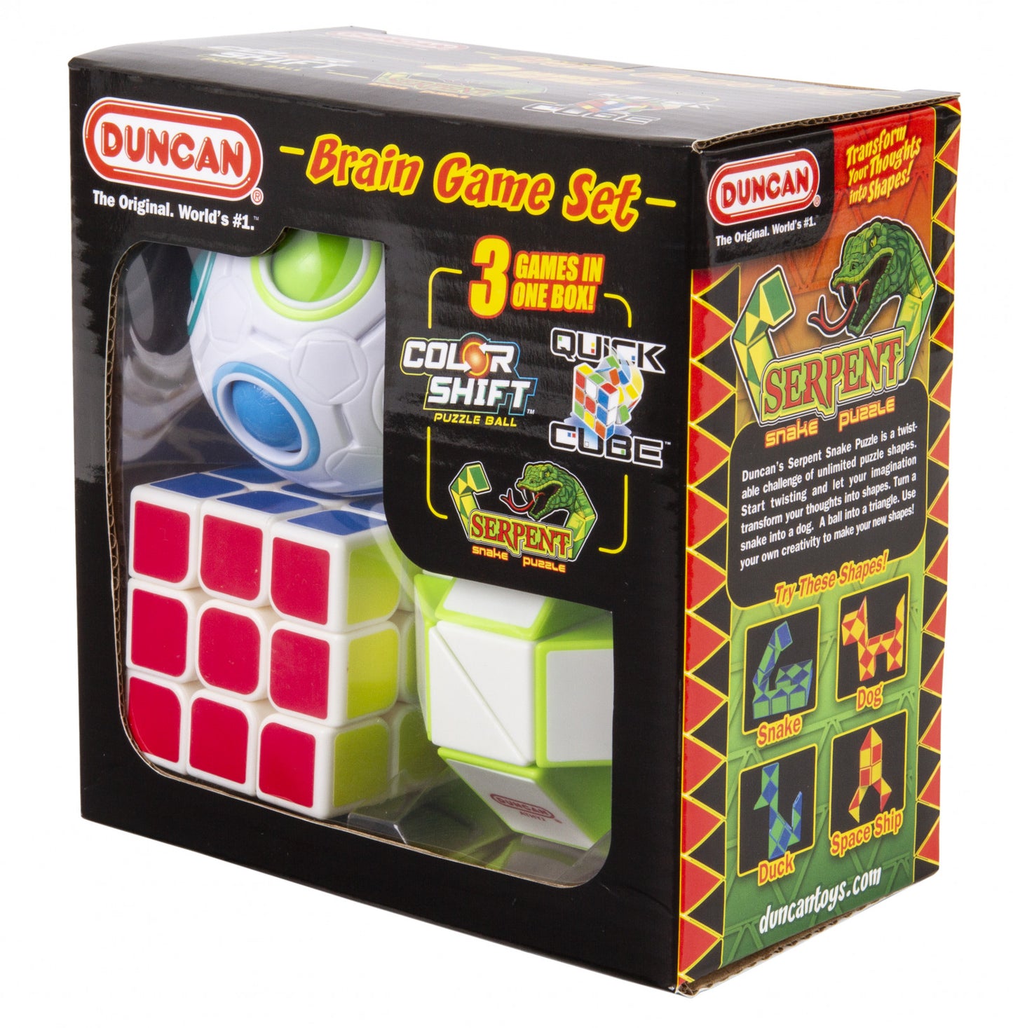 [Grade B] Duncan Brain Game Combo Set (Colour Shift, Quick Cube & Serpent)