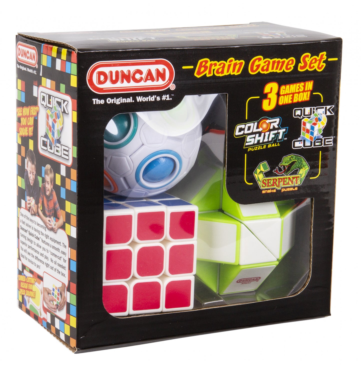 [Grade B] Duncan Brain Game Combo Set (Colour Shift, Quick Cube & Serpent)