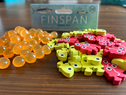[Grade A] Finspan Upgrade Pack (Wooden Tokens & Squishy Eggs)