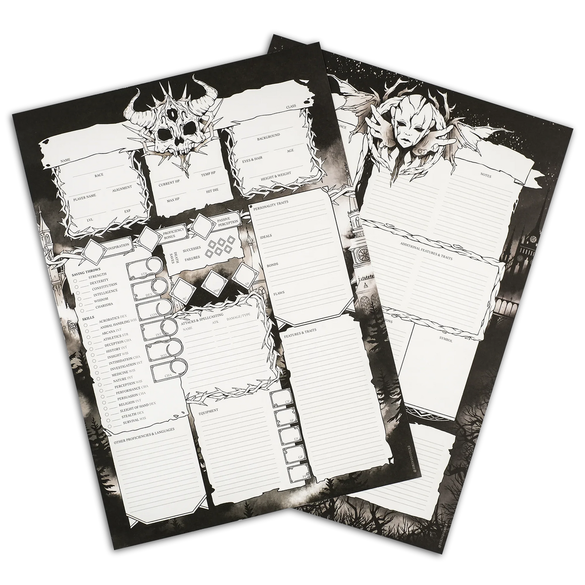 [Grade A] Steinhardt's Gothic Character Sheets