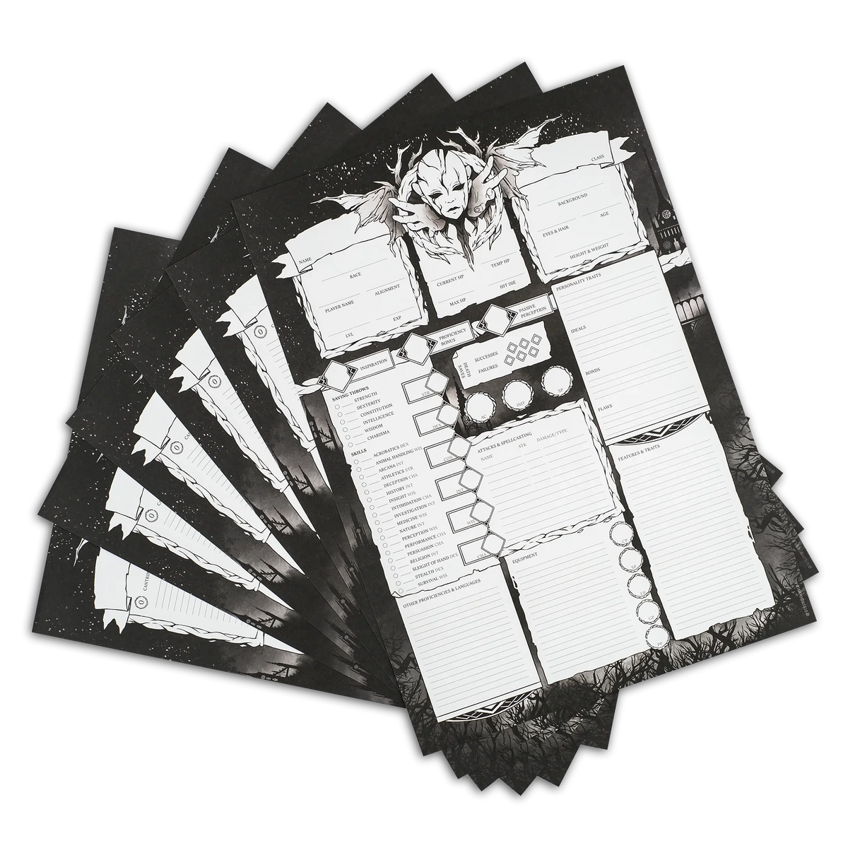 [Grade A] Steinhardt's Gothic Character Sheets